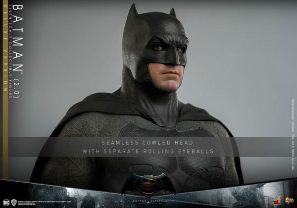 DC COMICS – Batman v Superman : L'Aube de la Justice Figurine Movie Masterpiece 1/6 Batman 2.0 Deluxe Version 30 cm – Image 17