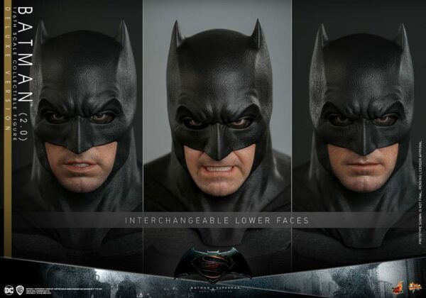 DC COMICS – Batman v Superman : L'Aube de la Justice Figurine Movie Masterpiece 1/6 Batman 2.0 Deluxe Version 30 cm – Image 18