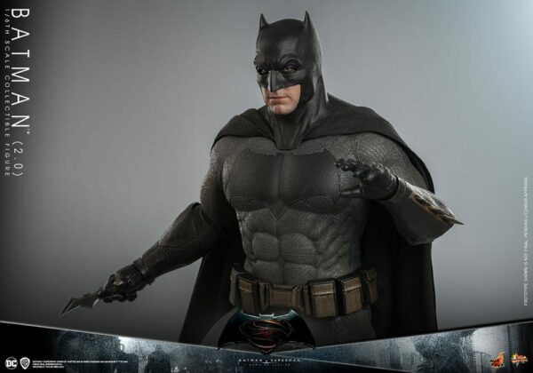 DC COMICS – Batman v Superman : L’Aube de la Justice Figurine Movie Masterpiece 1/6 Batman 2.0 30 cm – Image 12