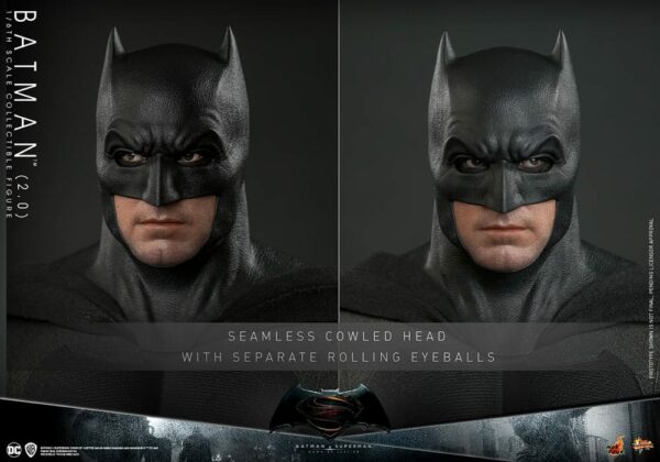 DC COMICS – Batman v Superman : L’Aube de la Justice Figurine Movie Masterpiece 1/6 Batman 2.0 30 cm – Image 14