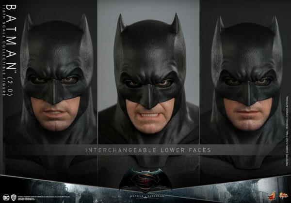 DC COMICS – Batman v Superman : L’Aube de la Justice Figurine Movie Masterpiece 1/6 Batman 2.0 30 cm – Image 15