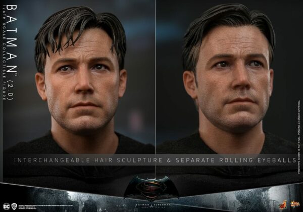 DC COMICS – Batman v Superman : L’Aube de la Justice Figurine Movie Masterpiece 1/6 Batman 2.0 30 cm – Image 16