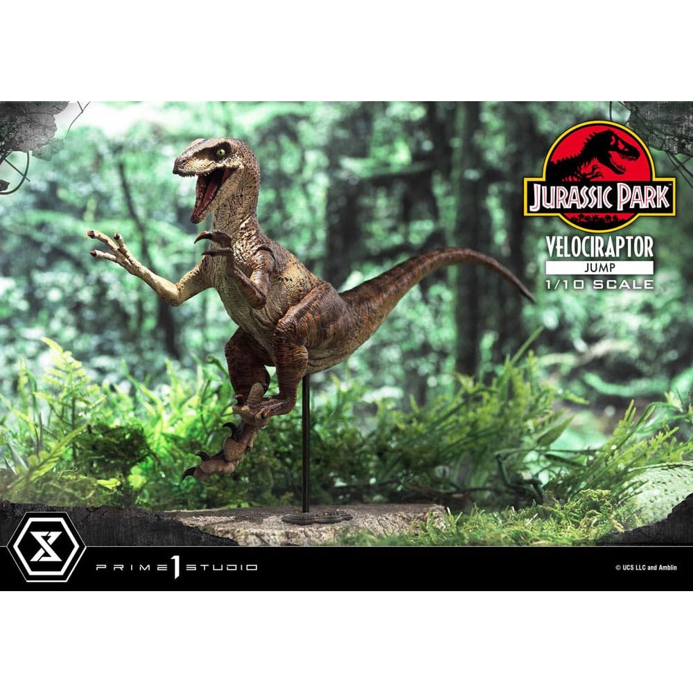 Statuette Vélociraptor Jump (Jurassic Park)