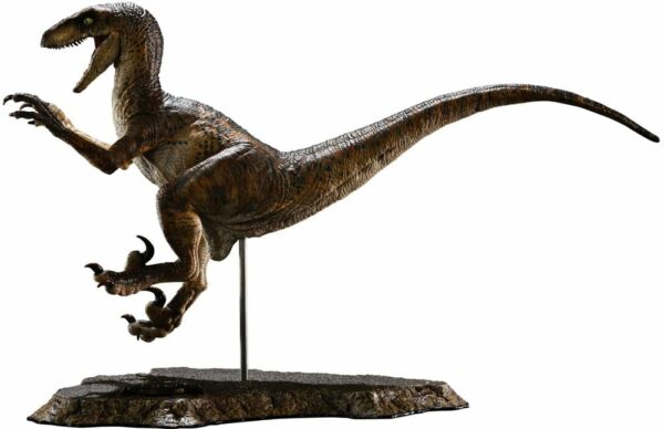 JURASSIC PARK – Statuette 1/10 Prime Collectibles Vélociraptor Jump 21 cm – Image 17