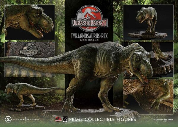 JURASSIC PARK – Statuette 1/38 PVC Prime Collectibles T-Rex Jurassic Park III 17 cm – Image 2