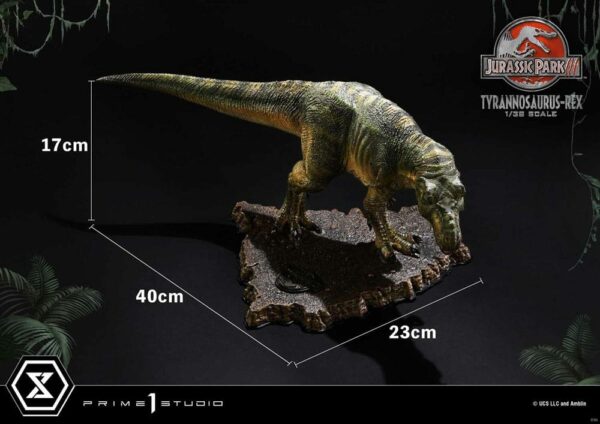 JURASSIC PARK – Statuette 1/38 PVC Prime Collectibles T-Rex Jurassic Park III 17 cm – Image 7