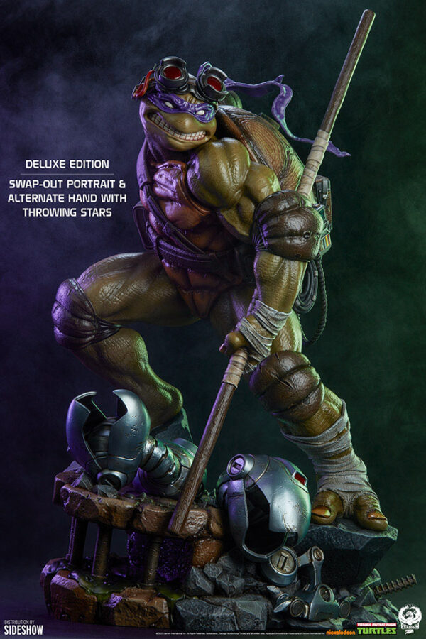 LES TORTUES NINJA – Statuette 1/3 Donatello (Deluxe Edition) 61 cm – Image 2