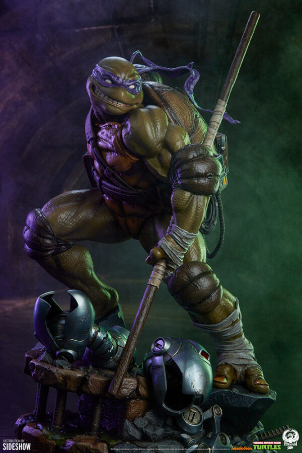 LES TORTUES NINJA – Statuette 1/3 Donatello 61 cm – Image 2