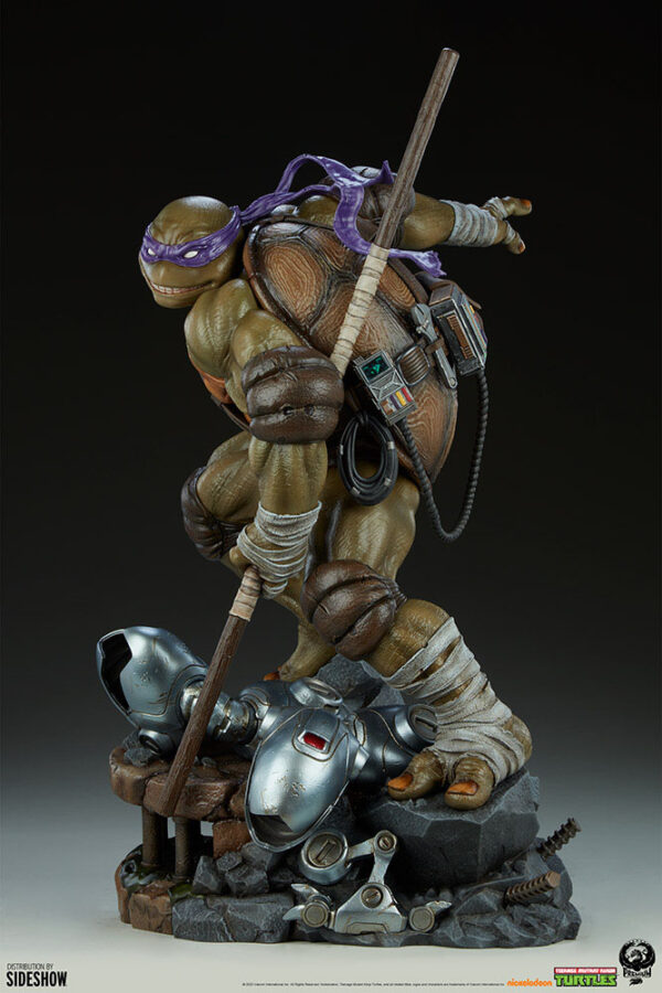 LES TORTUES NINJA – Statuette 1/3 Donatello 61 cm – Image 7