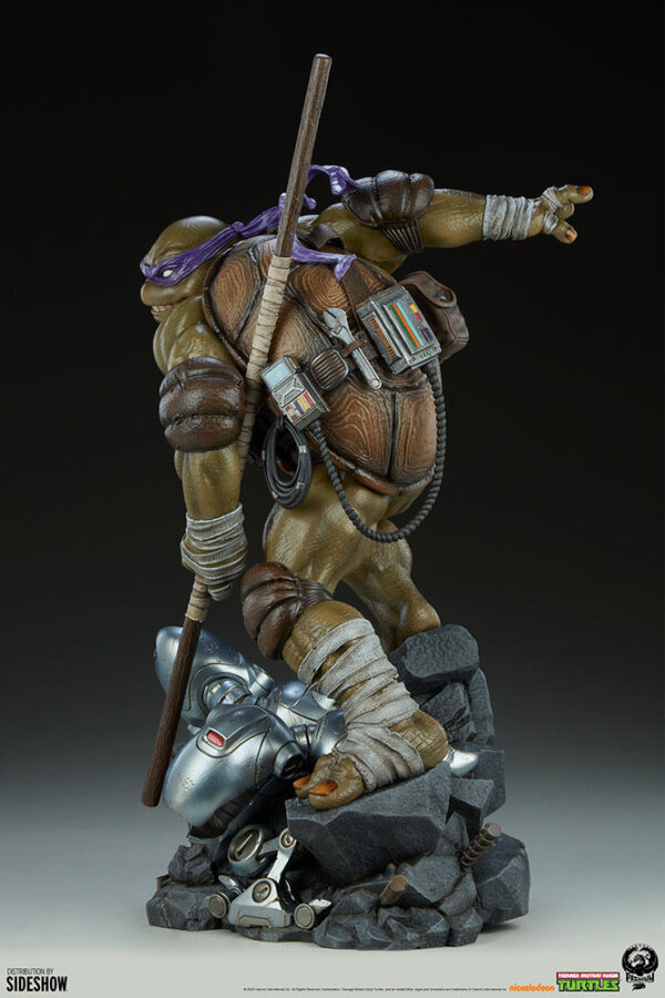 LES TORTUES NINJA – Statuette 1/3 Donatello 61 cm – Image 8