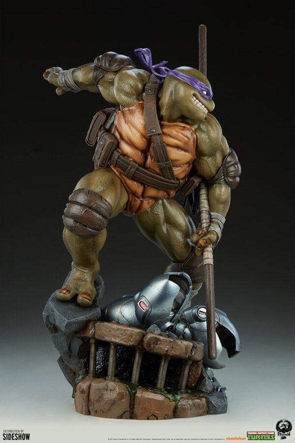 LES TORTUES NINJA – Statuette 1/3 Donatello 61 cm – Image 11