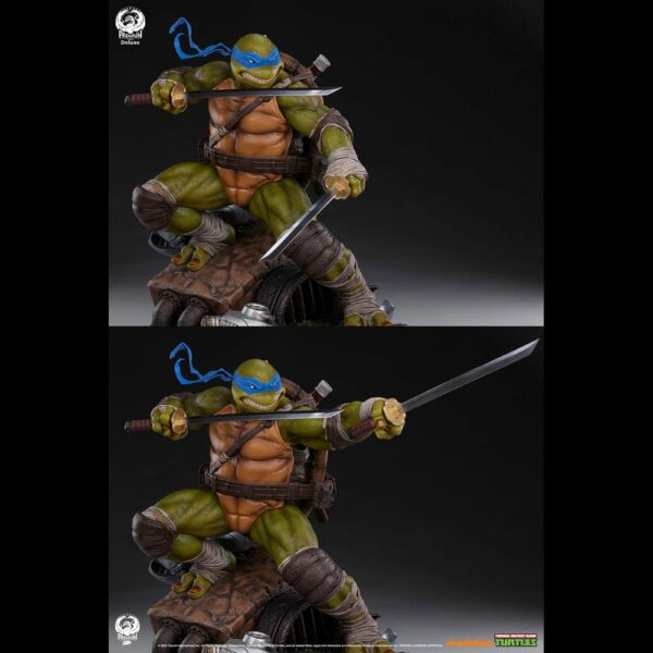 LES TORTUES NINJA – Statuette 1/3 Leonardo (Deluxe Edition) 52 cm – Image 3