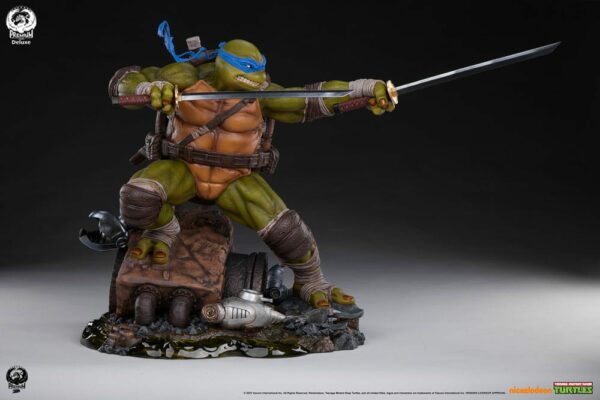 LES TORTUES NINJA – Statuette 1/3 Leonardo (Deluxe Edition) 52 cm – Image 5
