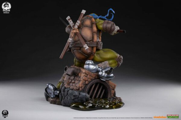 LES TORTUES NINJA – Statuette 1/3 Leonardo (Deluxe Edition) 52 cm – Image 6