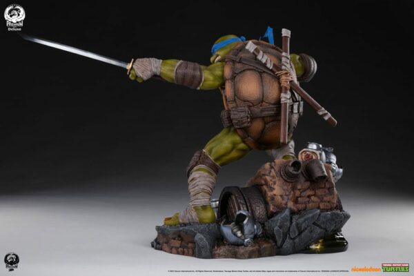 LES TORTUES NINJA – Statuette 1/3 Leonardo (Deluxe Edition) 52 cm – Image 7