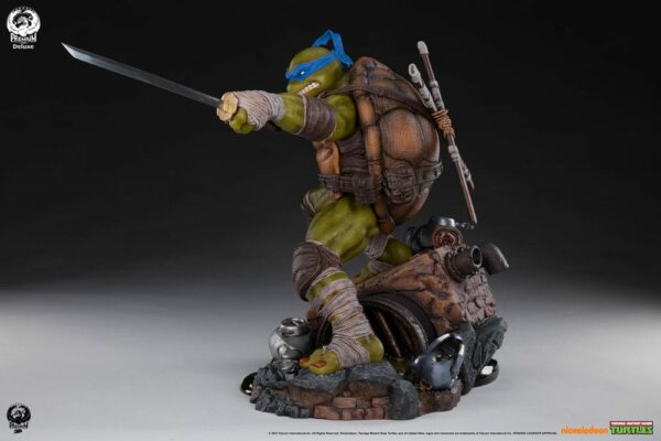 LES TORTUES NINJA – Statuette 1/3 Leonardo (Deluxe Edition) 52 cm – Image 8