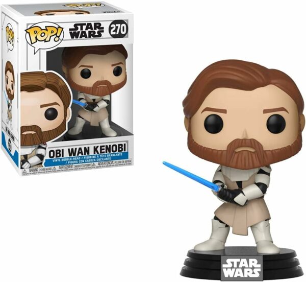Obi-Wan Kenobi – Figurine Star Wars The Clone Wars Funko POP! n°270 – Image 2