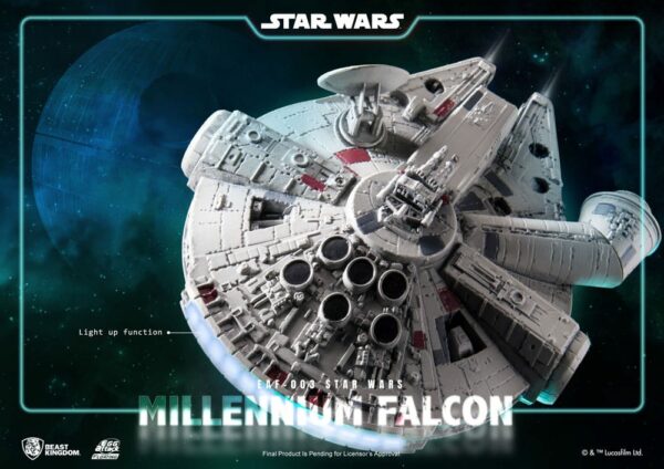 STAR WARS – Diorama Lumineux Faucon Millenium Flottant 13 cm – Image 3