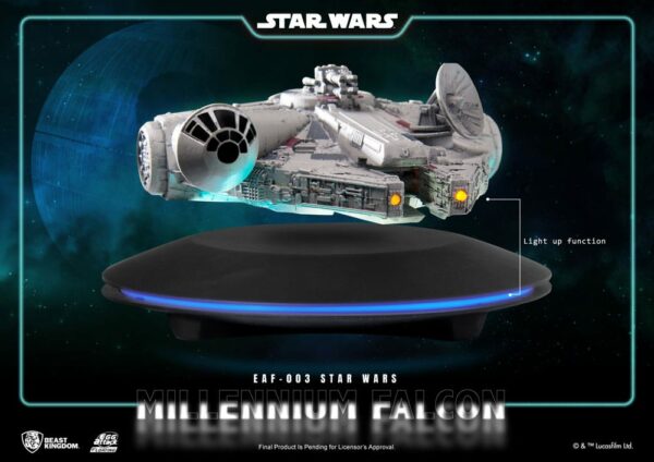 STAR WARS – Diorama Lumineux Faucon Millenium Flottant 13 cm – Image 4