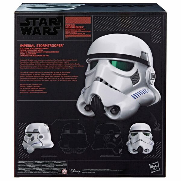 Star Wars Black Series – Réplique 1/1 Casque électronique Imperial Stormtrooper – Image 2