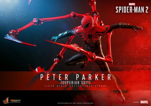 MARVEL – Figurine 1/6 Video Game Masterpiece Spider-Man (Superior Suit) 30 cm – Image 3