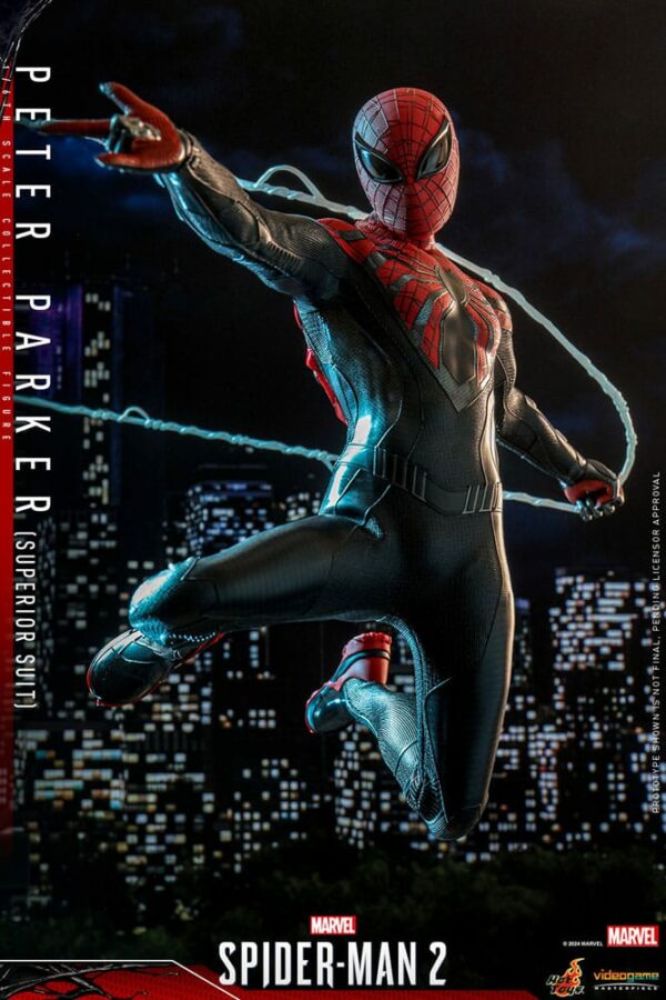 MARVEL – Figurine 1/6 Video Game Masterpiece Spider-Man (Superior Suit) 30 cm – Image 5
