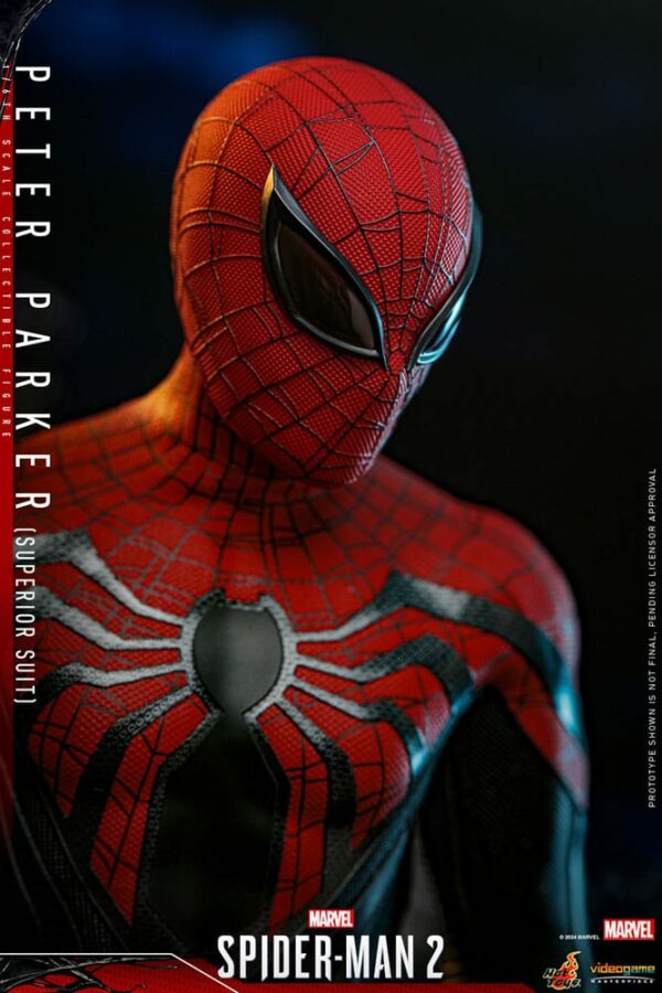 MARVEL – Figurine 1/6 Video Game Masterpiece Spider-Man (Superior Suit) 30 cm – Image 6