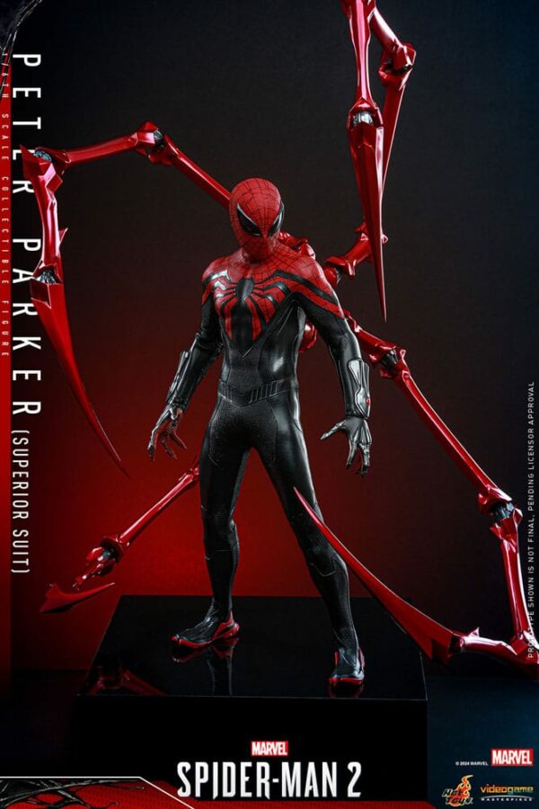 MARVEL – Figurine 1/6 Video Game Masterpiece Spider-Man (Superior Suit) 30 cm – Image 7
