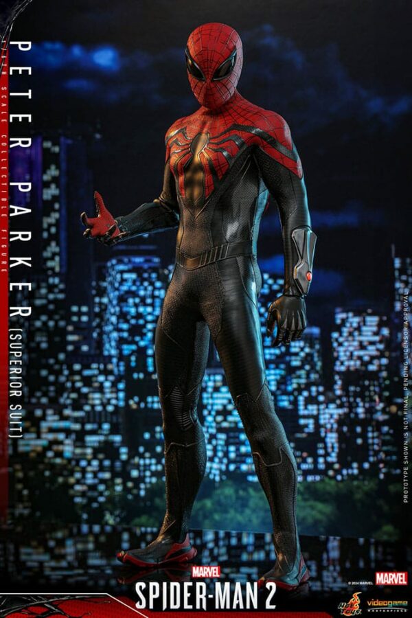 MARVEL – Figurine 1/6 Video Game Masterpiece Spider-Man (Superior Suit) 30 cm – Image 10