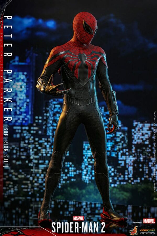 MARVEL – Figurine 1/6 Video Game Masterpiece Spider-Man (Superior Suit) 30 cm – Image 11
