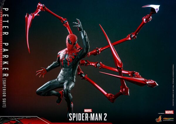 MARVEL – Figurine 1/6 Video Game Masterpiece Spider-Man (Superior Suit) 30 cm – Image 13