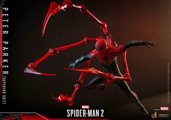 MARVEL – Figurine 1/6 Video Game Masterpiece Spider-Man (Superior Suit) 30 cm – Image 14