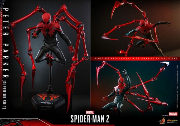 MARVEL – Figurine 1/6 Video Game Masterpiece Spider-Man (Superior Suit) 30 cm – Image 15