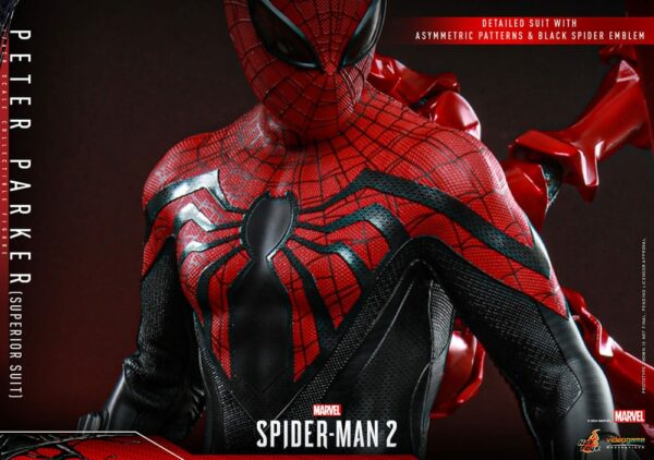 MARVEL – Figurine 1/6 Video Game Masterpiece Spider-Man (Superior Suit) 30 cm – Image 16