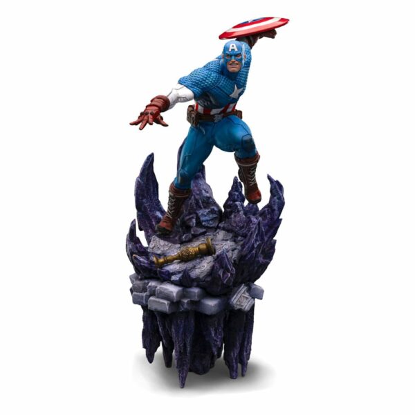 MARVEL – Statuette 1/10 BDS Art Scale Deluxe Captain America 34 cm – Image 3