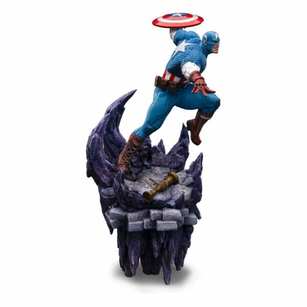 MARVEL – Statuette 1/10 BDS Art Scale Deluxe Captain America 34 cm – Image 4