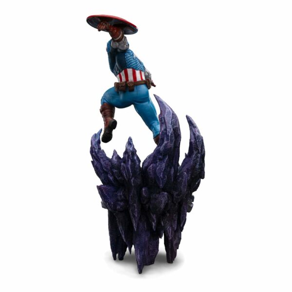 MARVEL – Statuette 1/10 BDS Art Scale Deluxe Captain America 34 cm – Image 5