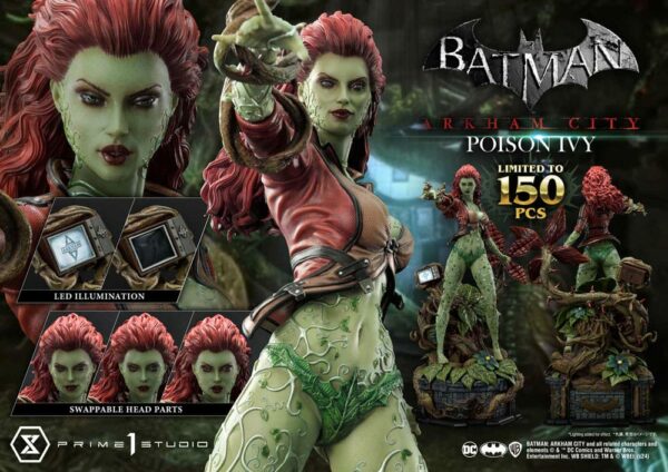 DC COMICS – Statuette 1/3 Poison Ivy Museum Masterline Series Batman Arkham City 80 cm – Image 2