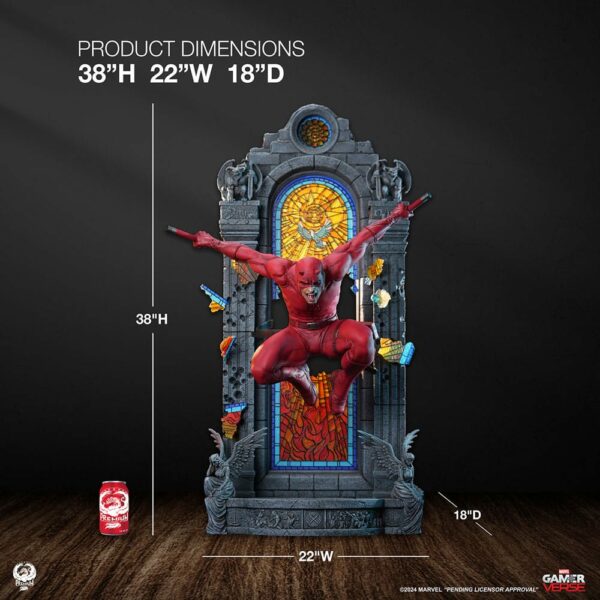 MARVEL – Statuette Daredevil 1/3 Contest of Champions 96 cm – Image 4