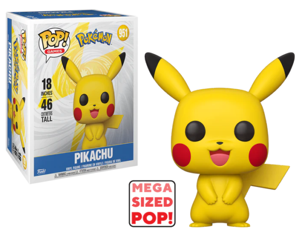 Pikachu – Figurine Pokémon Funko POP! Megasized n°951 – Image 2