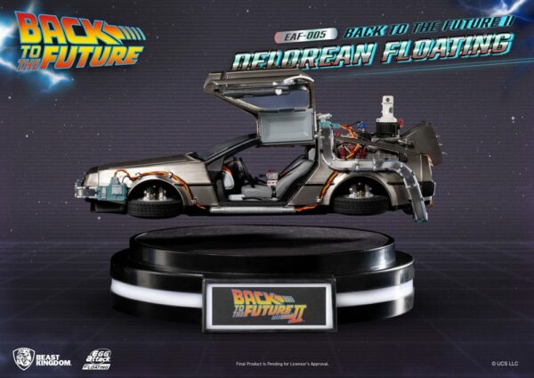 RETOUR VERS LE FUTUR – Statuette Egg Attack Floating DeLorean Standard Version 20 cm (Retour vers le Futur II) – Image 2