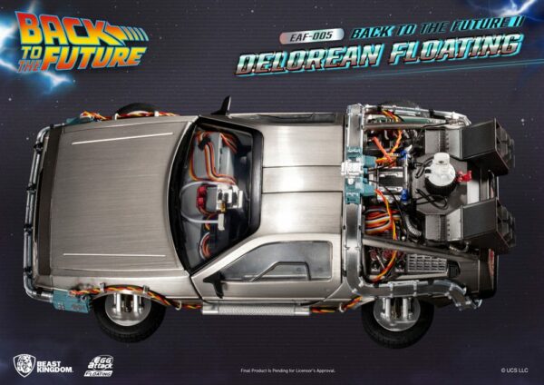RETOUR VERS LE FUTUR – Statuette Egg Attack Floating DeLorean Standard Version 20 cm (Retour vers le Futur II) – Image 5
