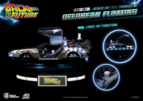 RETOUR VERS LE FUTUR – Statuette Egg Attack Floating DeLorean Standard Version 20 cm (Retour vers le Futur II) – Image 6