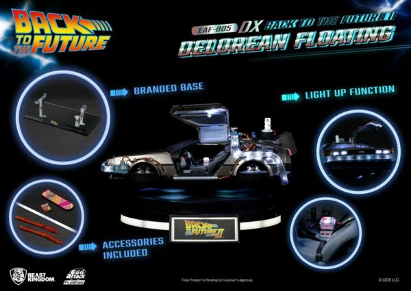 RETOUR VERS LE FUTUR – Statuette Egg Attack Floating DeLorean Deluxe Version 20 cm (Retour vers le Futur II) – Image 8