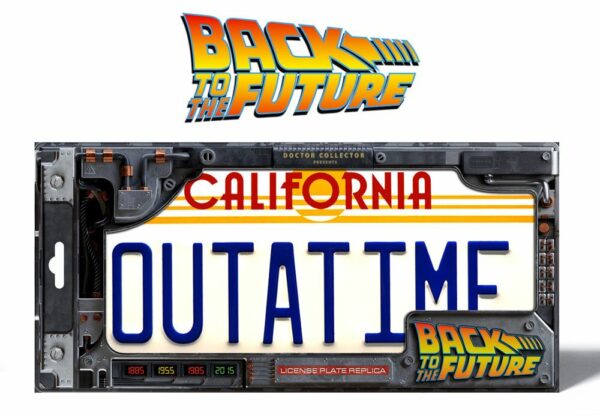 RETOUR VERS LE FUTUR - Réplique 1/1 Plaque Minéralogique "Outatime" – Image 2