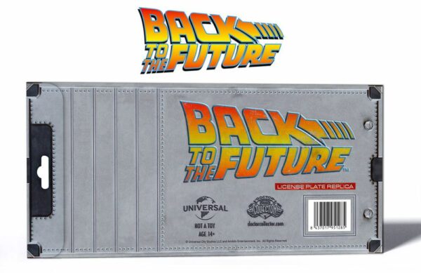 RETOUR VERS LE FUTUR - Réplique 1/1 Plaque Minéralogique "Outatime" – Image 3