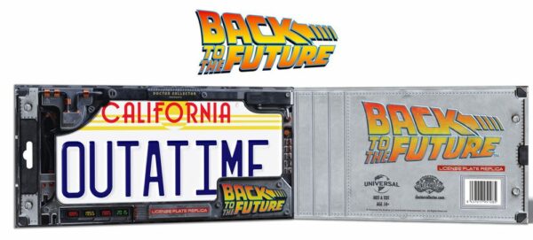 RETOUR VERS LE FUTUR - Réplique 1/1 Plaque Minéralogique "Outatime" – Image 4