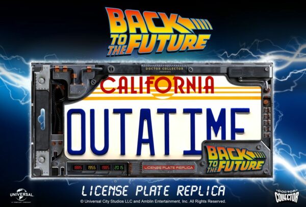 RETOUR VERS LE FUTUR - Réplique 1/1 Plaque Minéralogique "Outatime" – Image 5