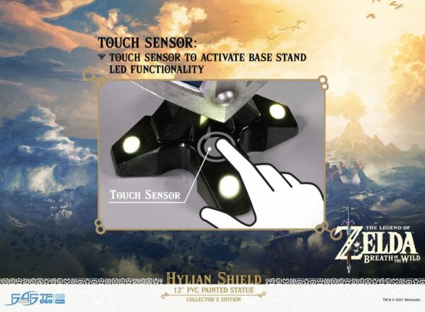 THE LEGEND OF ZELDA – Réplique Bouclier Hylien Breath of the Wild Edition Collector 29 cm – Image 13