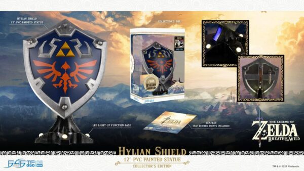 THE LEGEND OF ZELDA – Réplique Bouclier Hylien Breath of the Wild Edition Collector 29 cm – Image 26